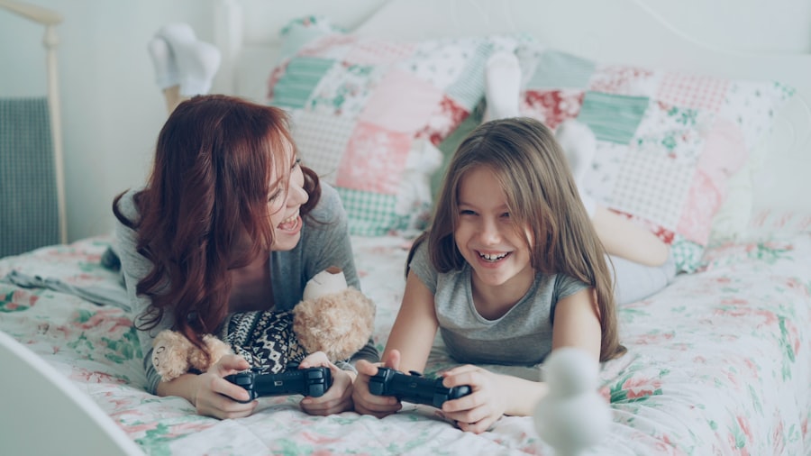 Photo children video games