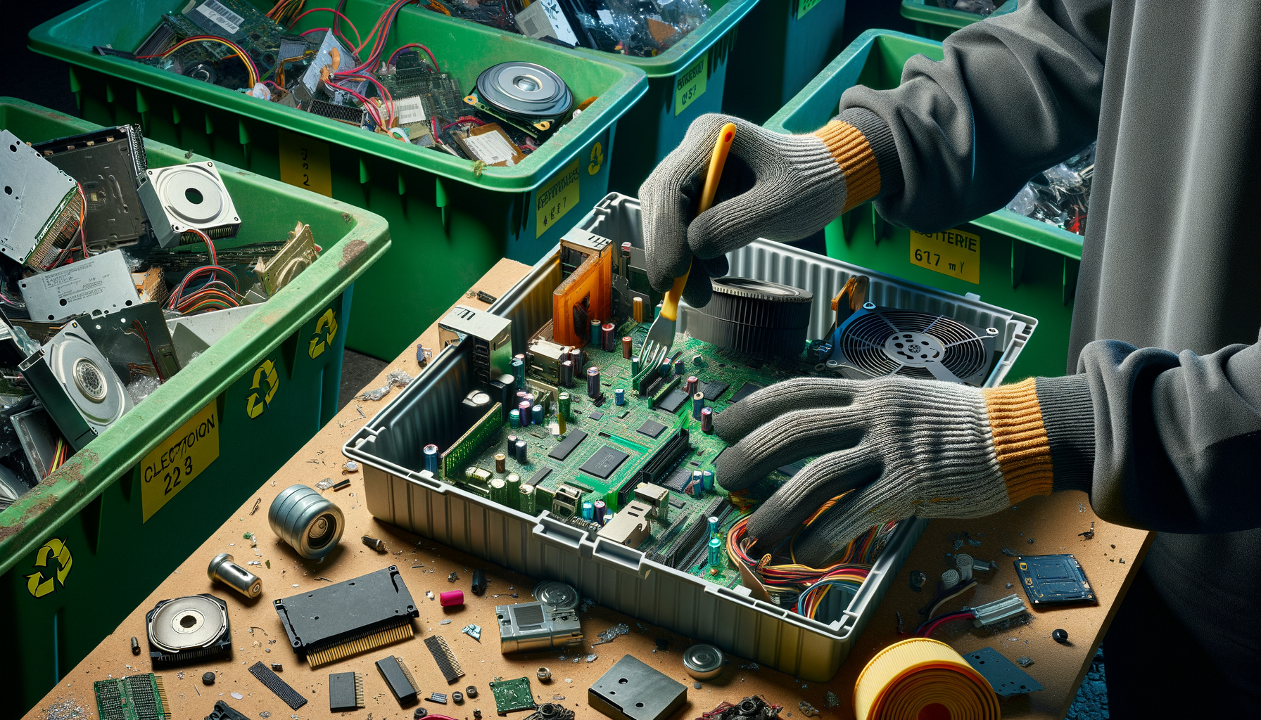 Photo Electronics recycling