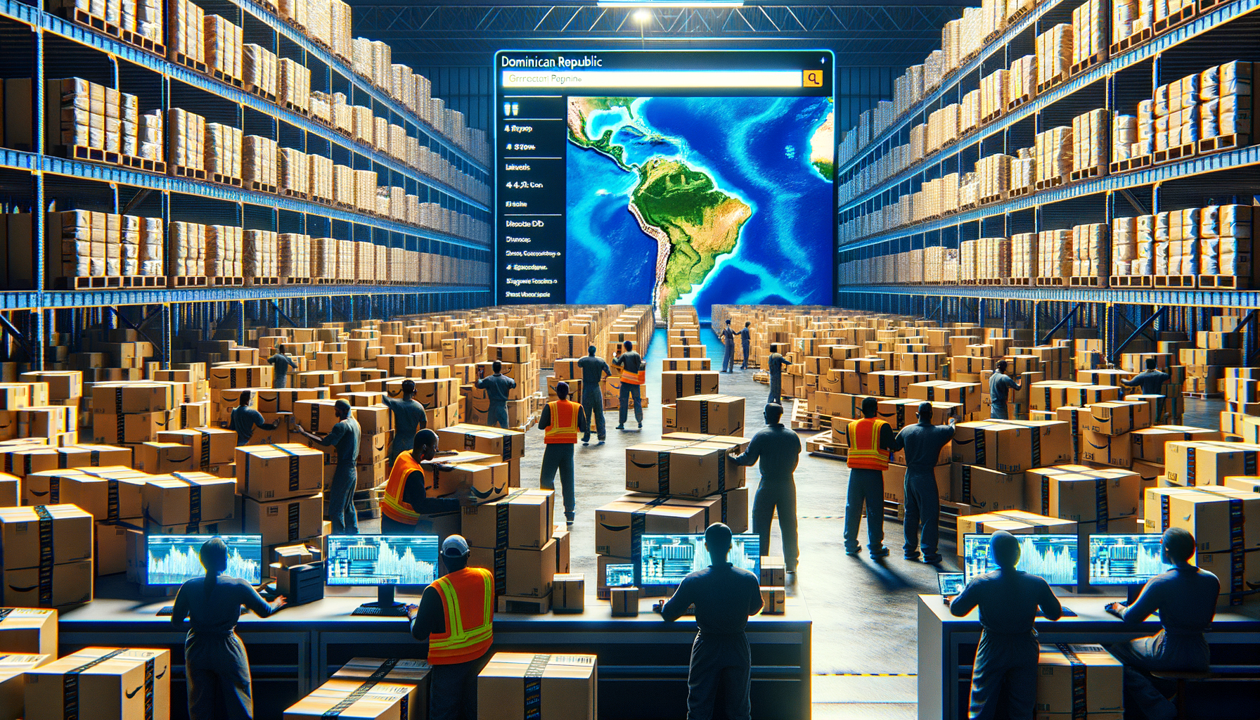 Photo Amazon shipping to Dominican Republic