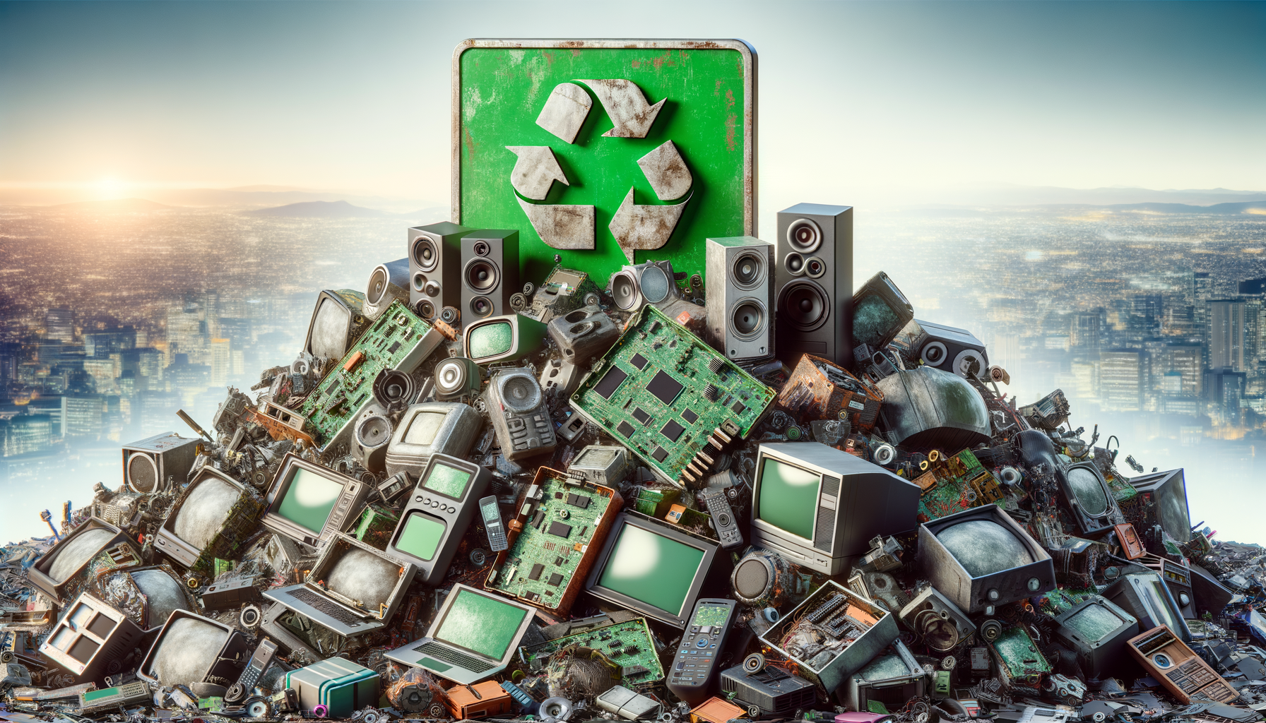 Photo recycle electronic devices